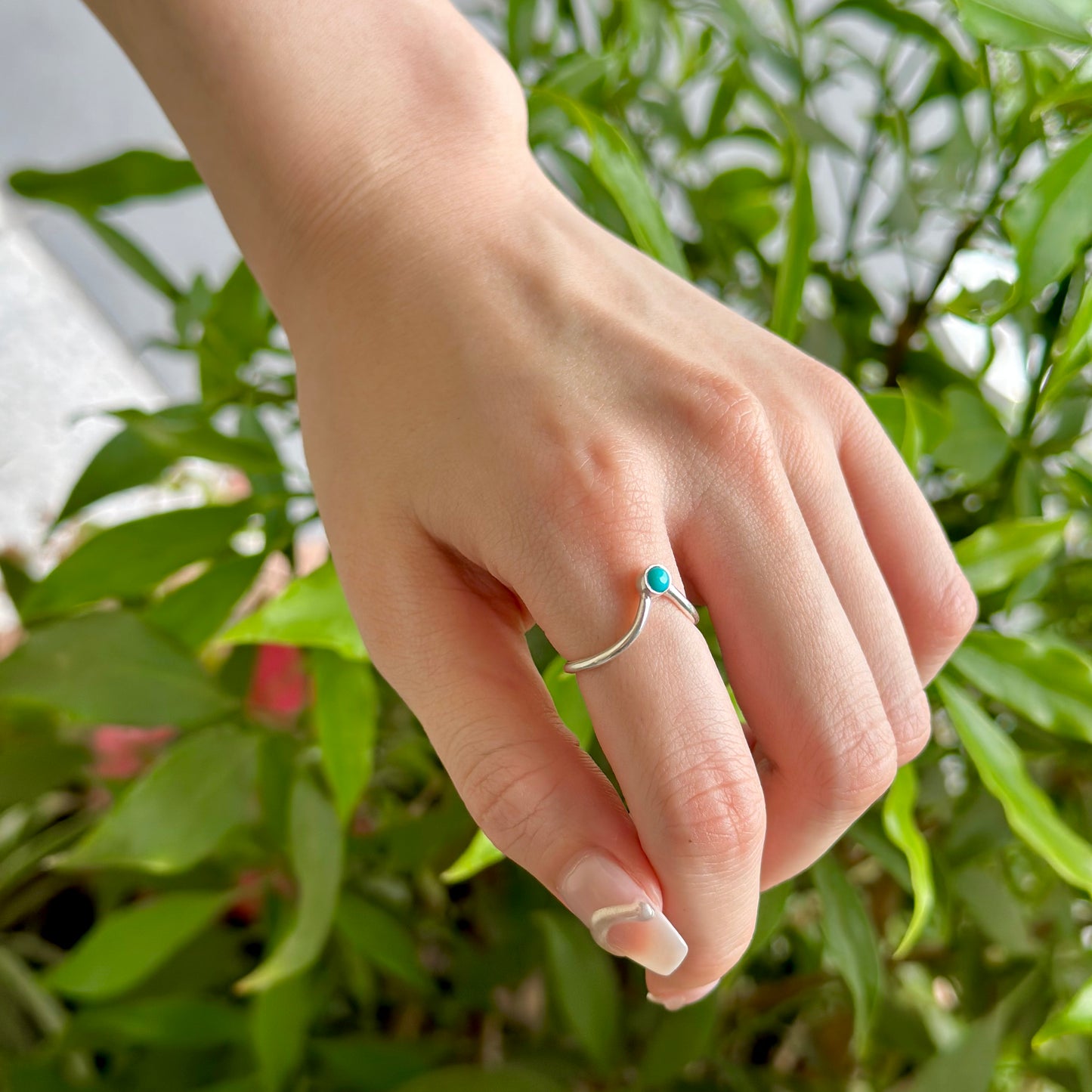 Silver925 V design ring 2