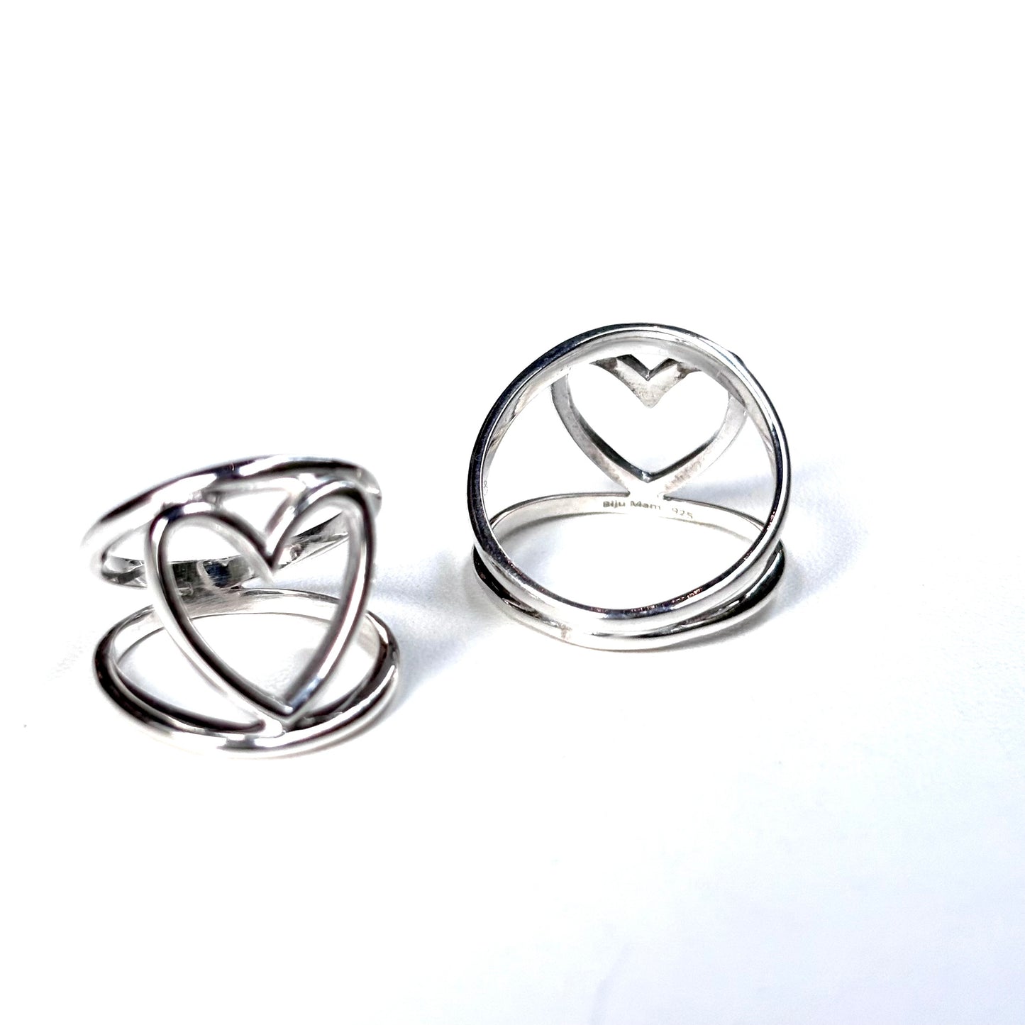 Heart plain ring 40