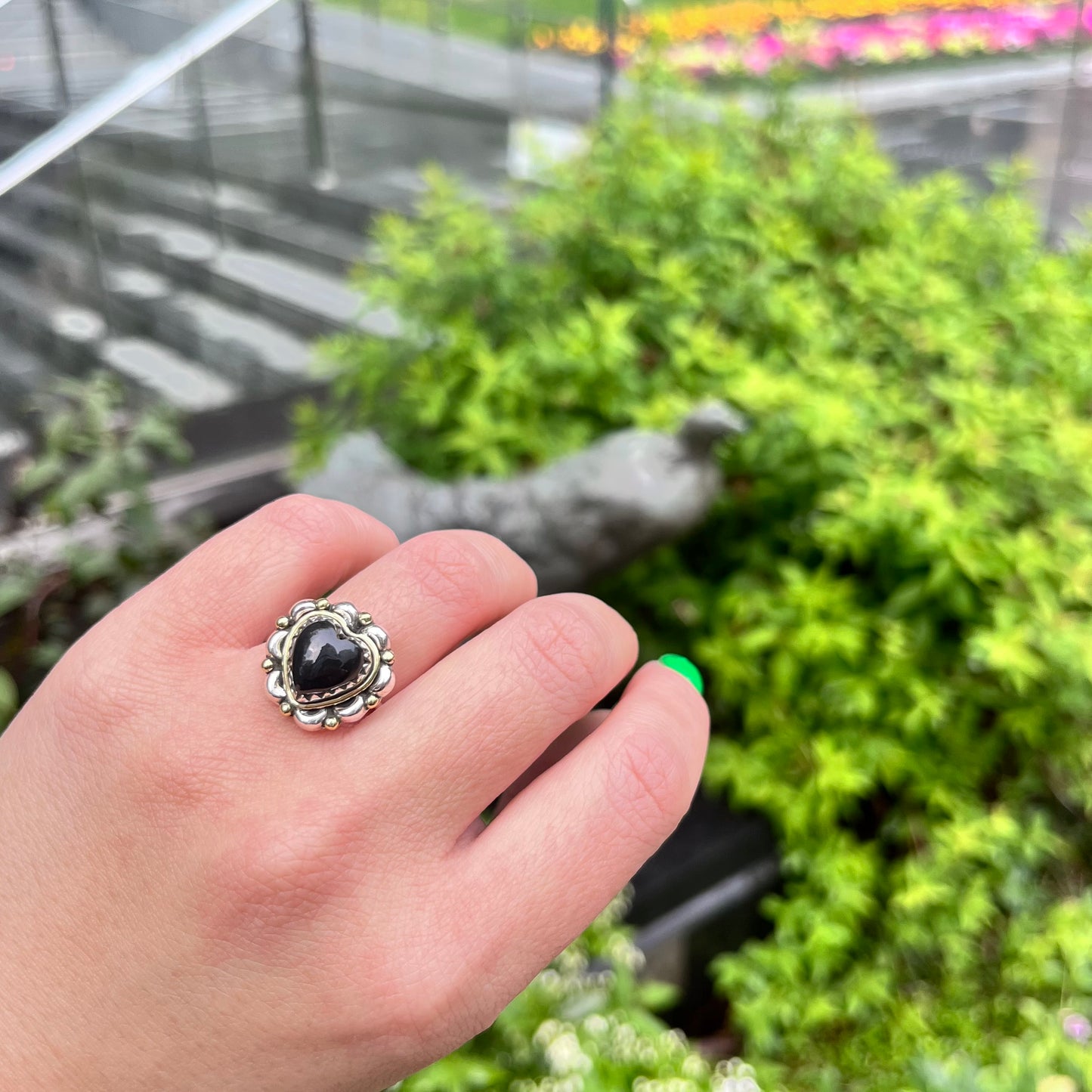 Heart ring 7