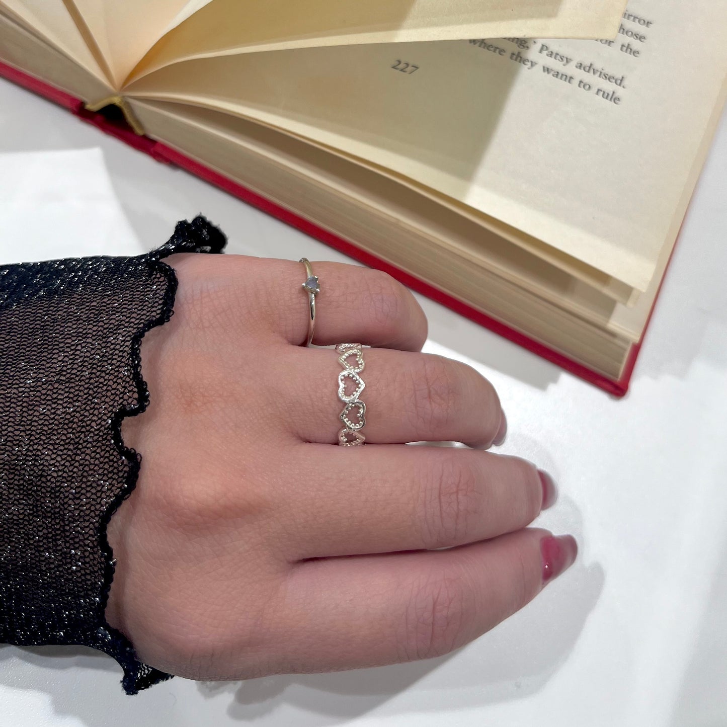 Heart plain ring 45