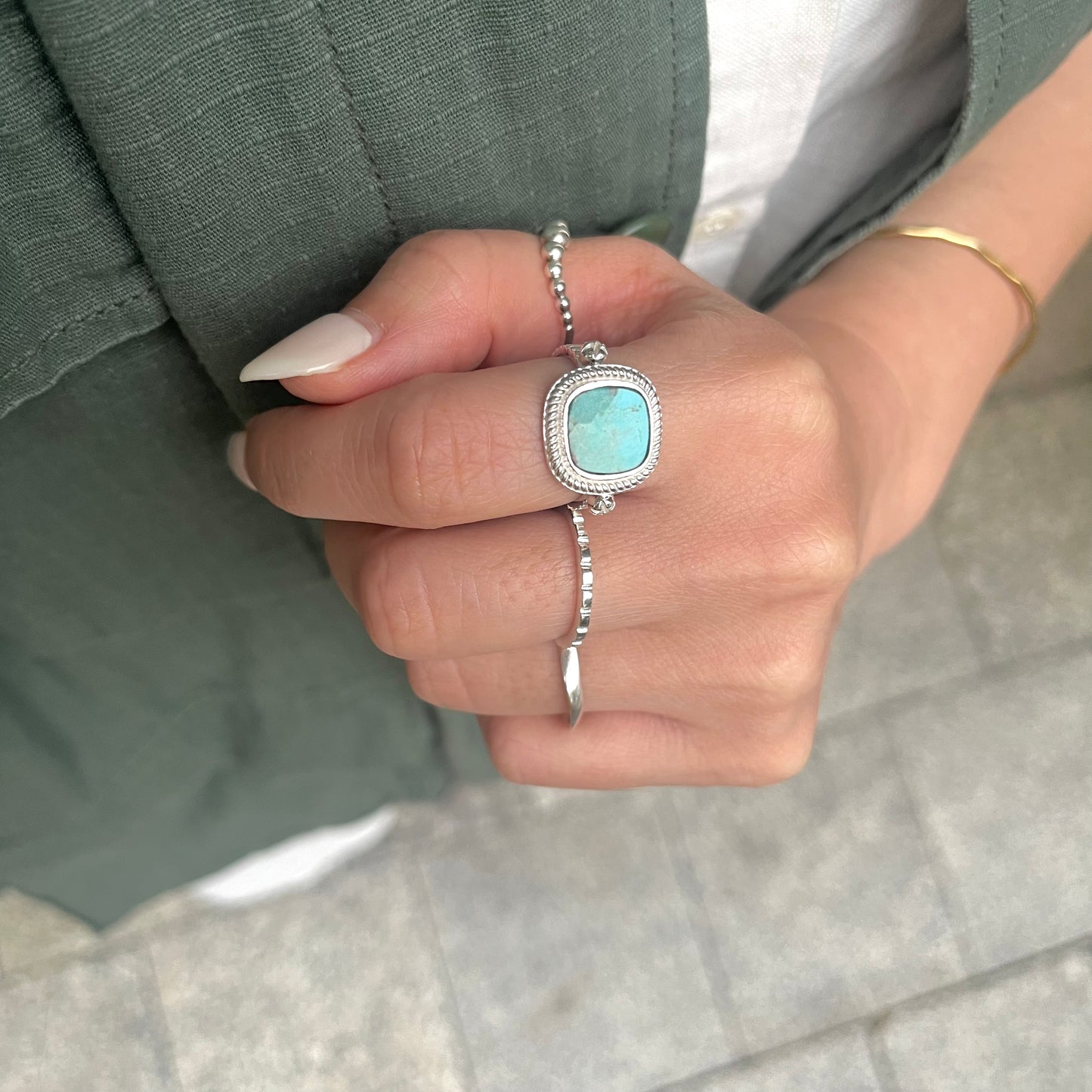 Silver925 design ring 36