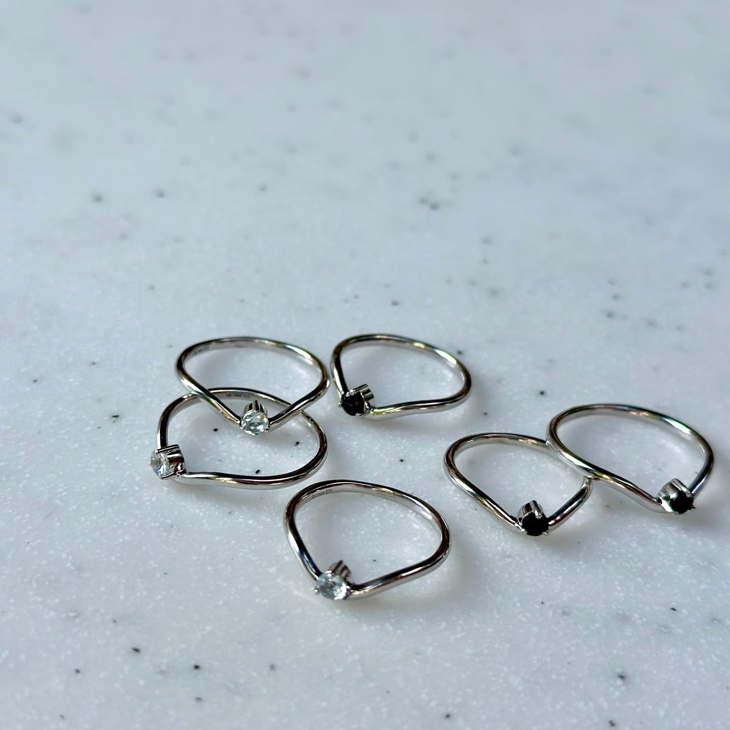 Silver925 wave ring 4