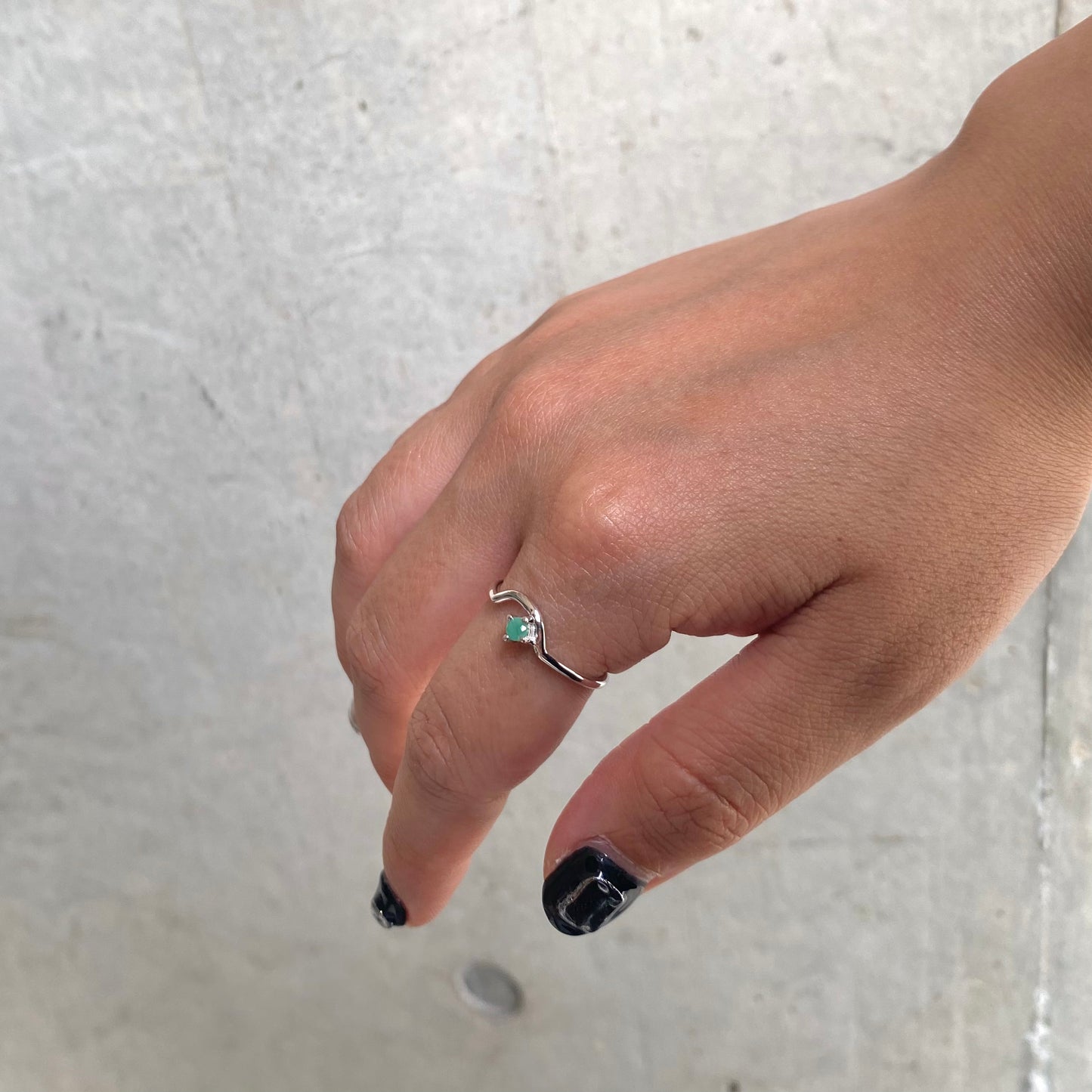 Silver925 wave ring 3