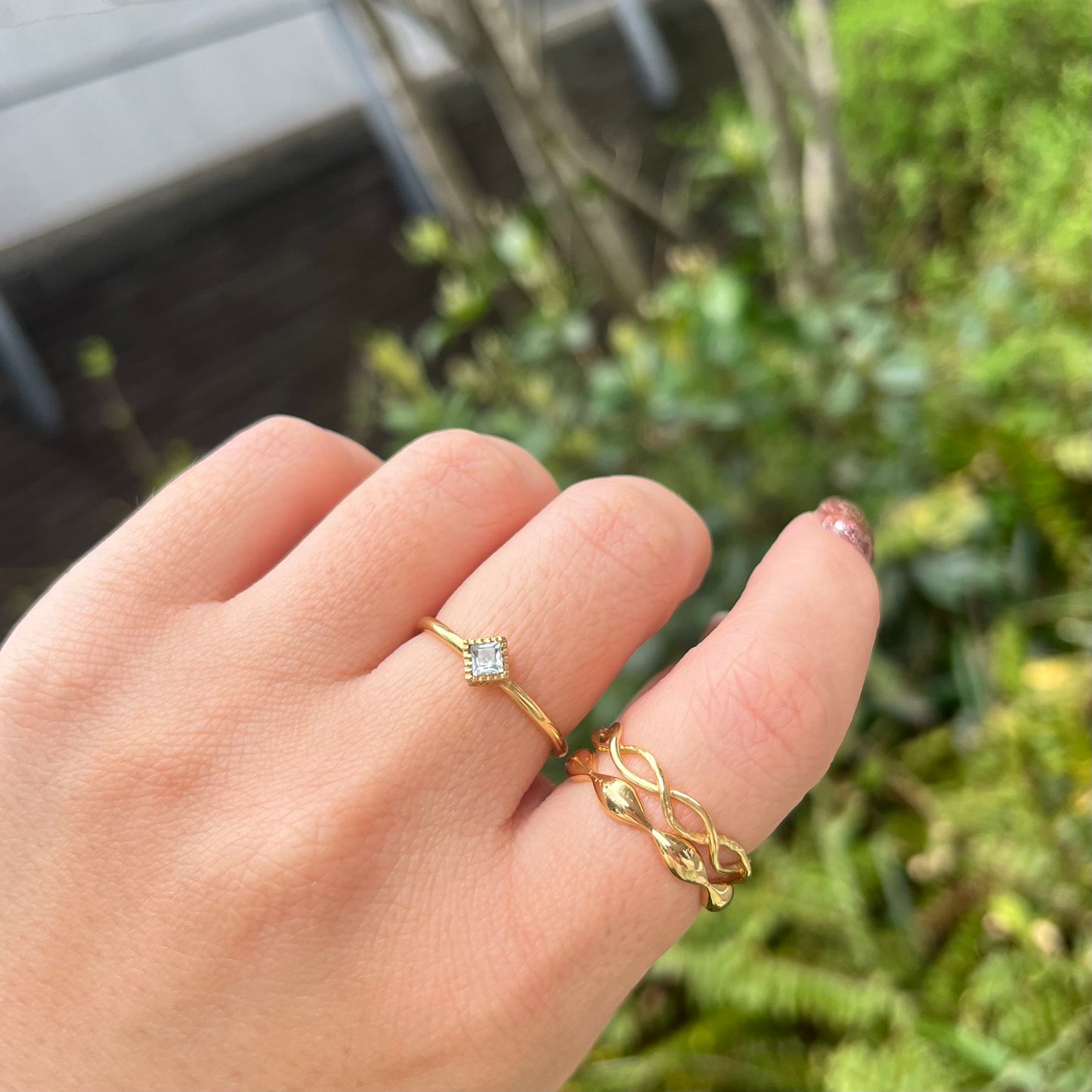 Brass petit ring 68