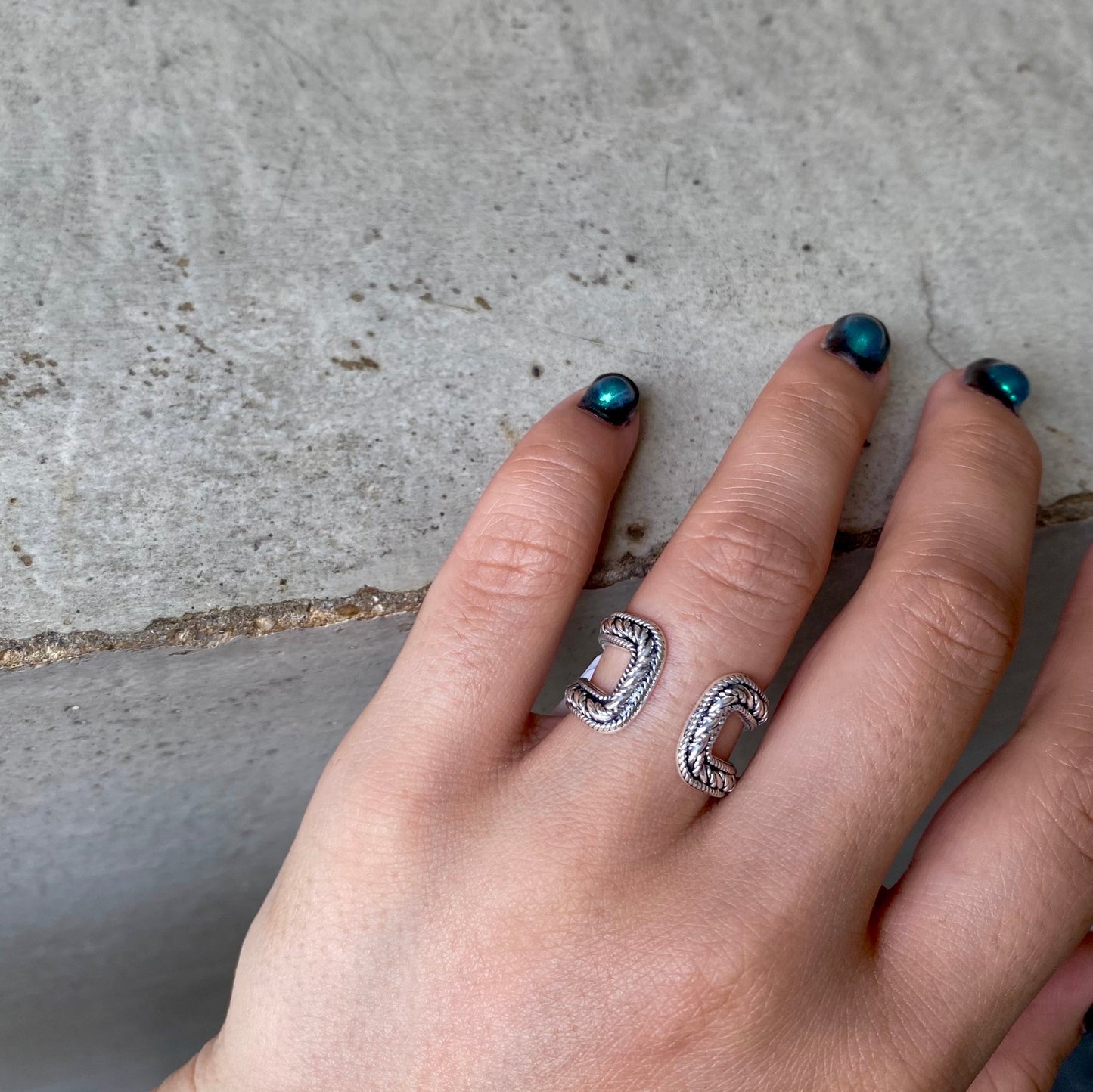 【poco】Silver925 plain ring 1