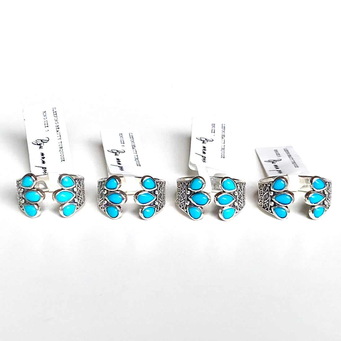 【poco】Turquoise design ring 4