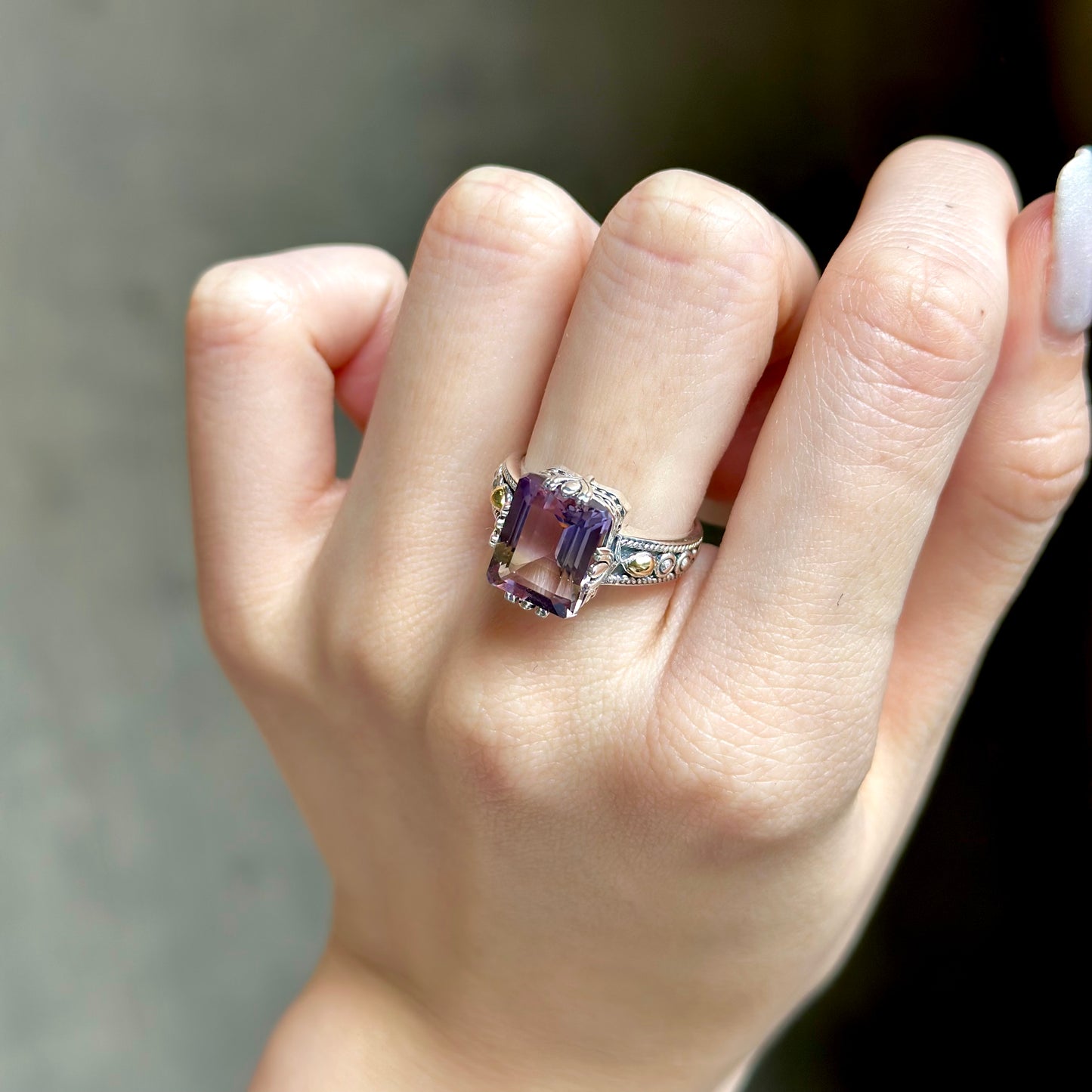 【poco】SHIBUYA limited ametrine ring 2
