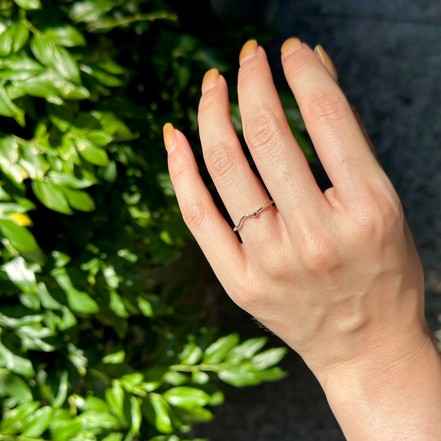 Silver925 wave ring 10