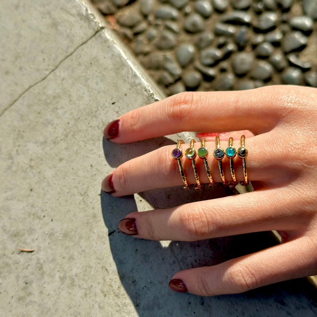 Brass petit ring 41