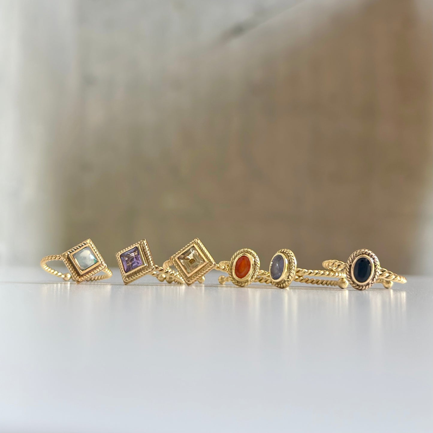 Brass petit ring 12