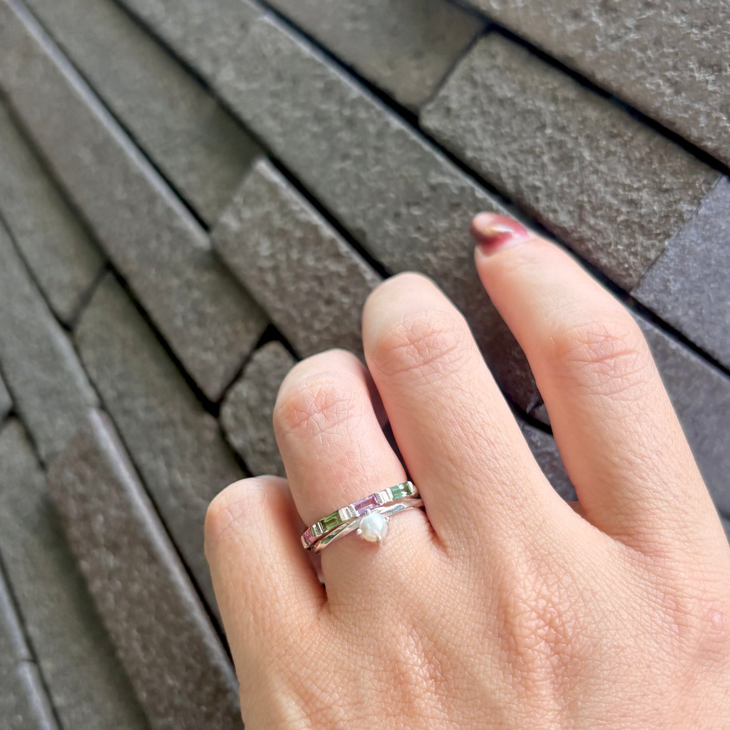 Multi tourmaline ring 3
