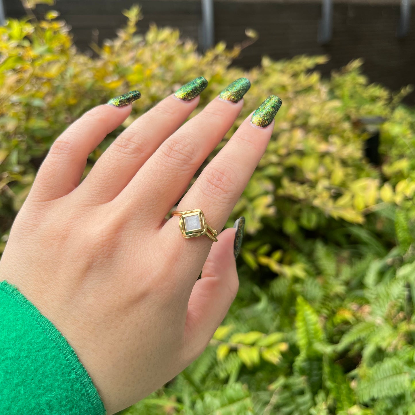 Brass design ring