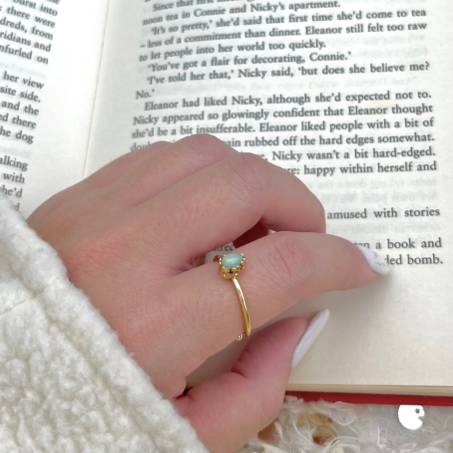 Brass petit ring 39