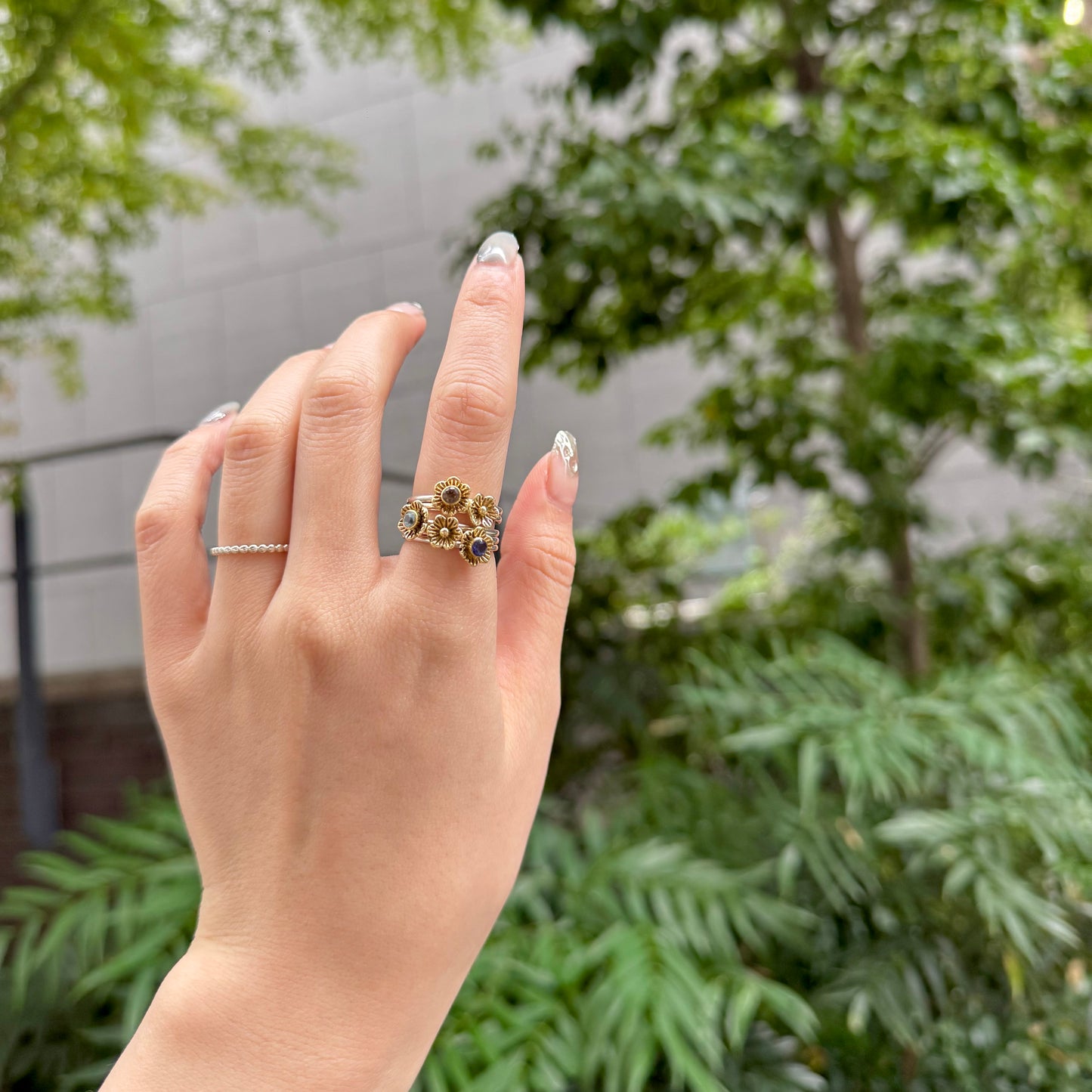 Flower stacking ring