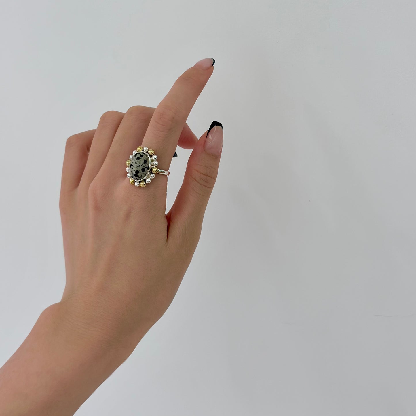 Silver925×Brass design ring