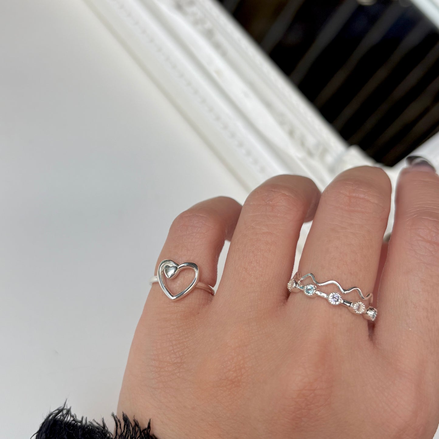 Silver925 plain ring 36