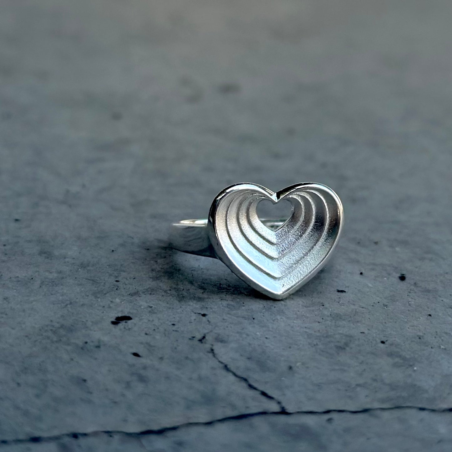 Heart plain ring 47