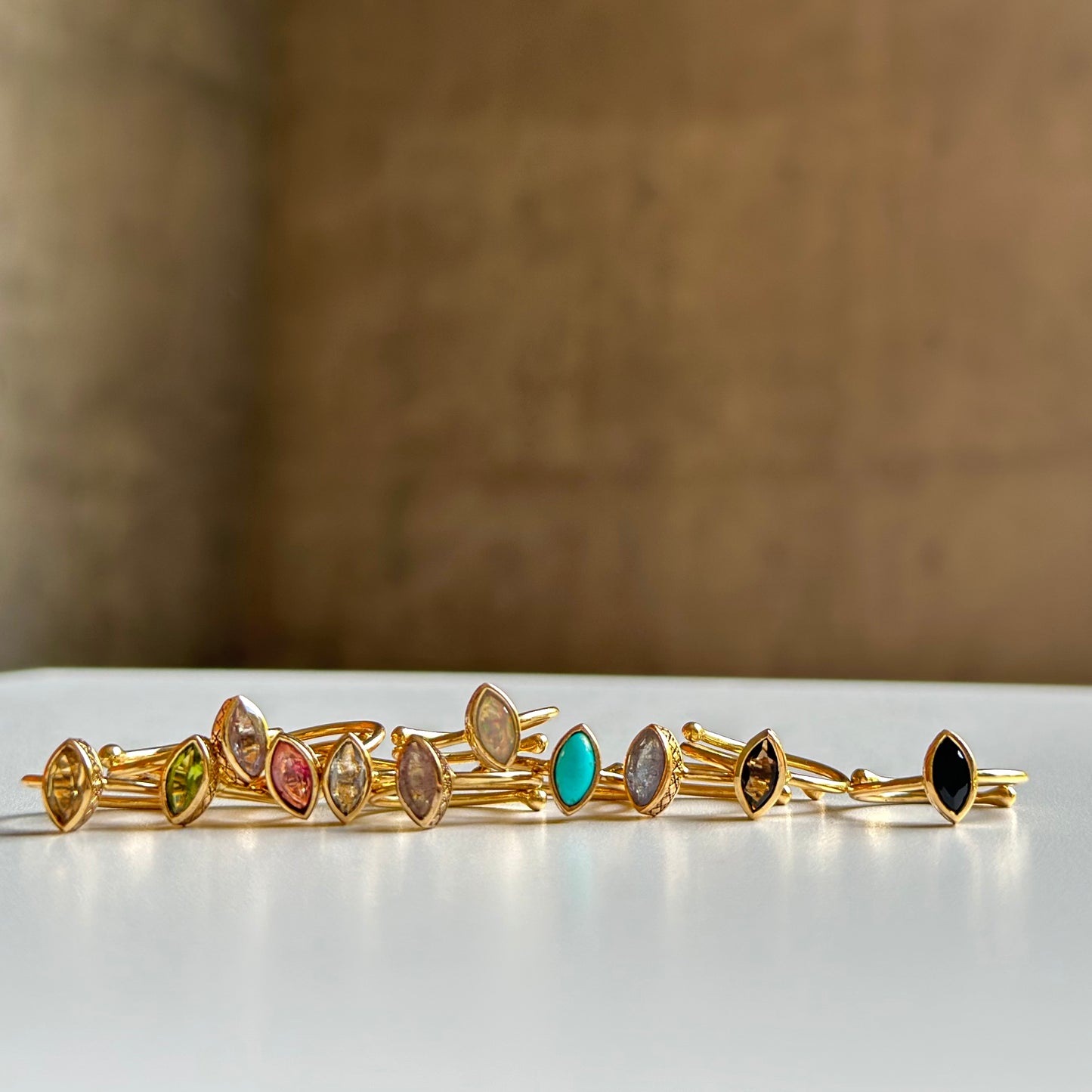 Brass petit ring 7
