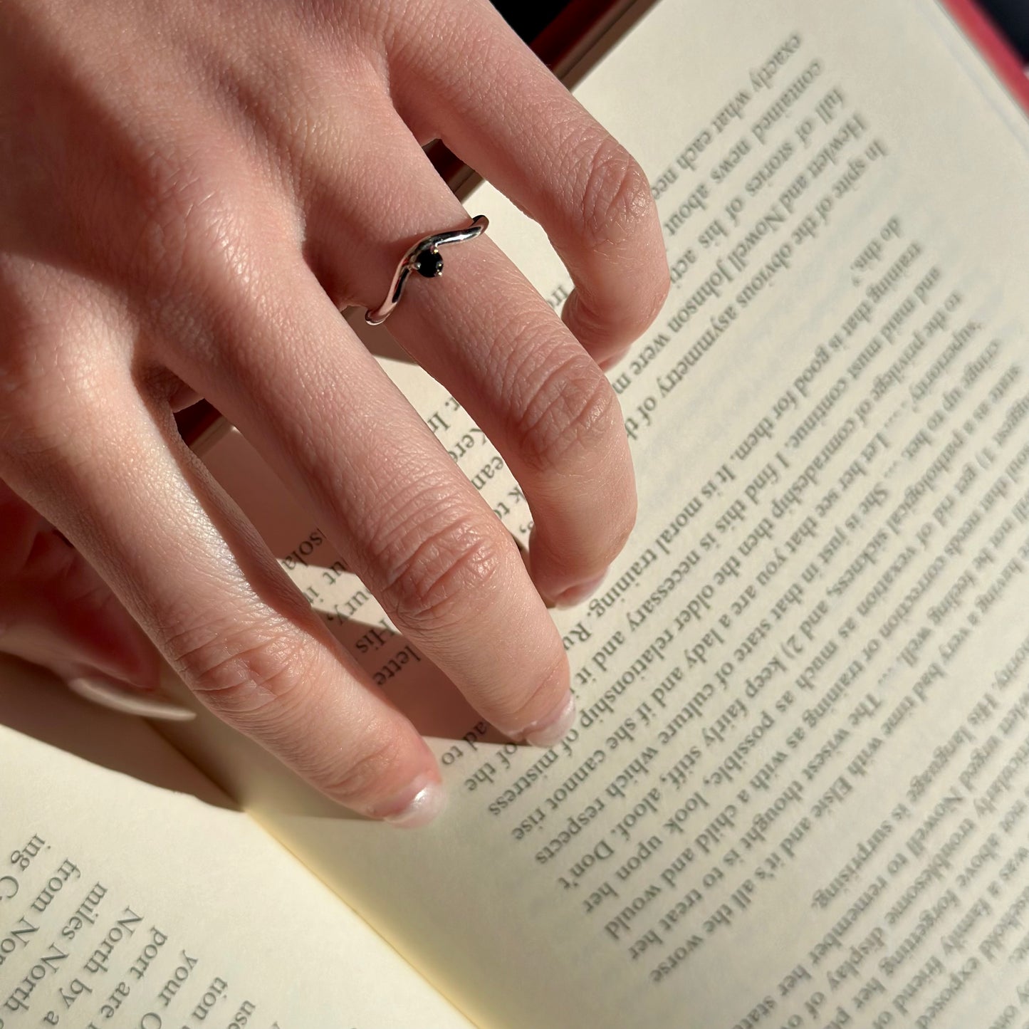 Silver925 wave ring 4