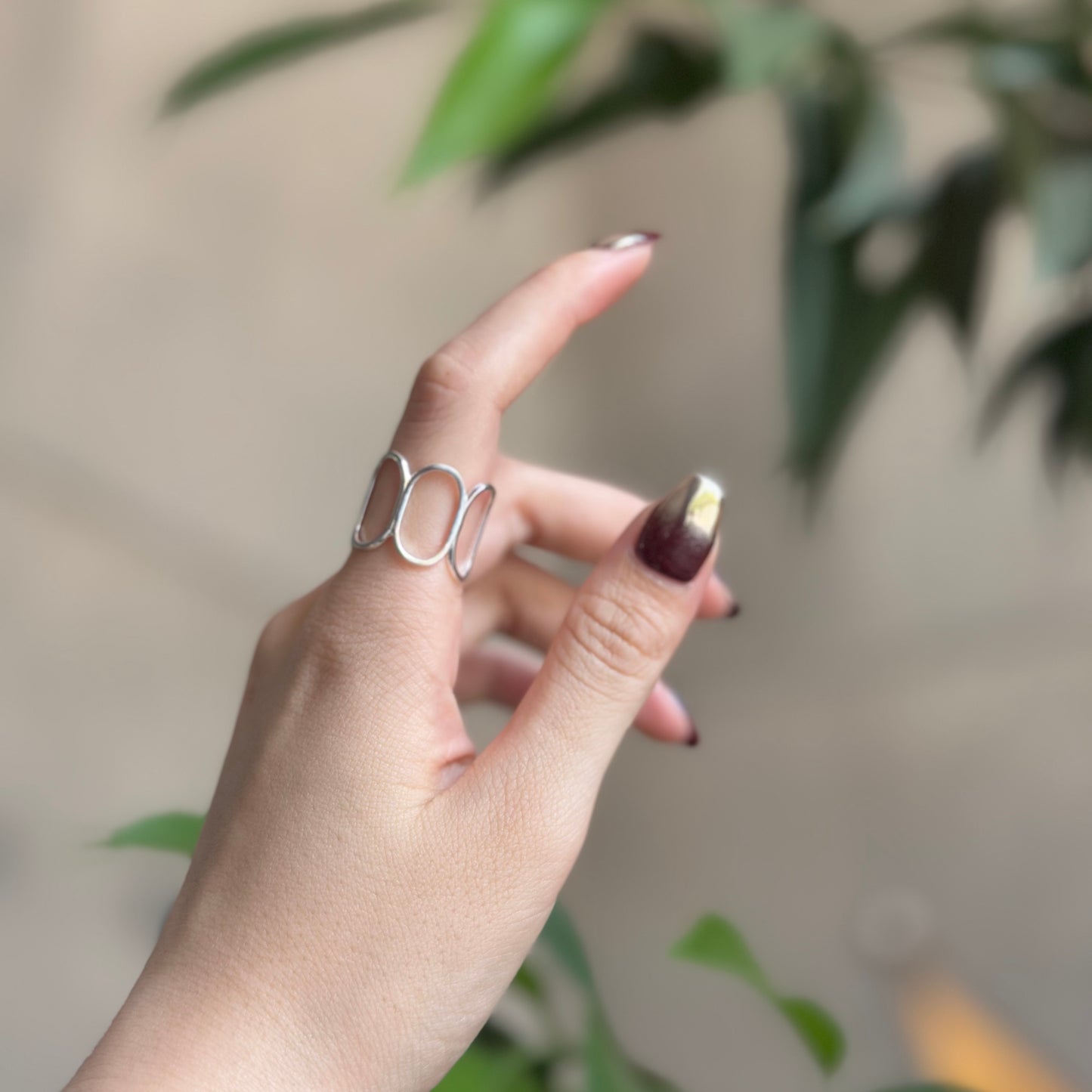 Silver925 plain ring 86