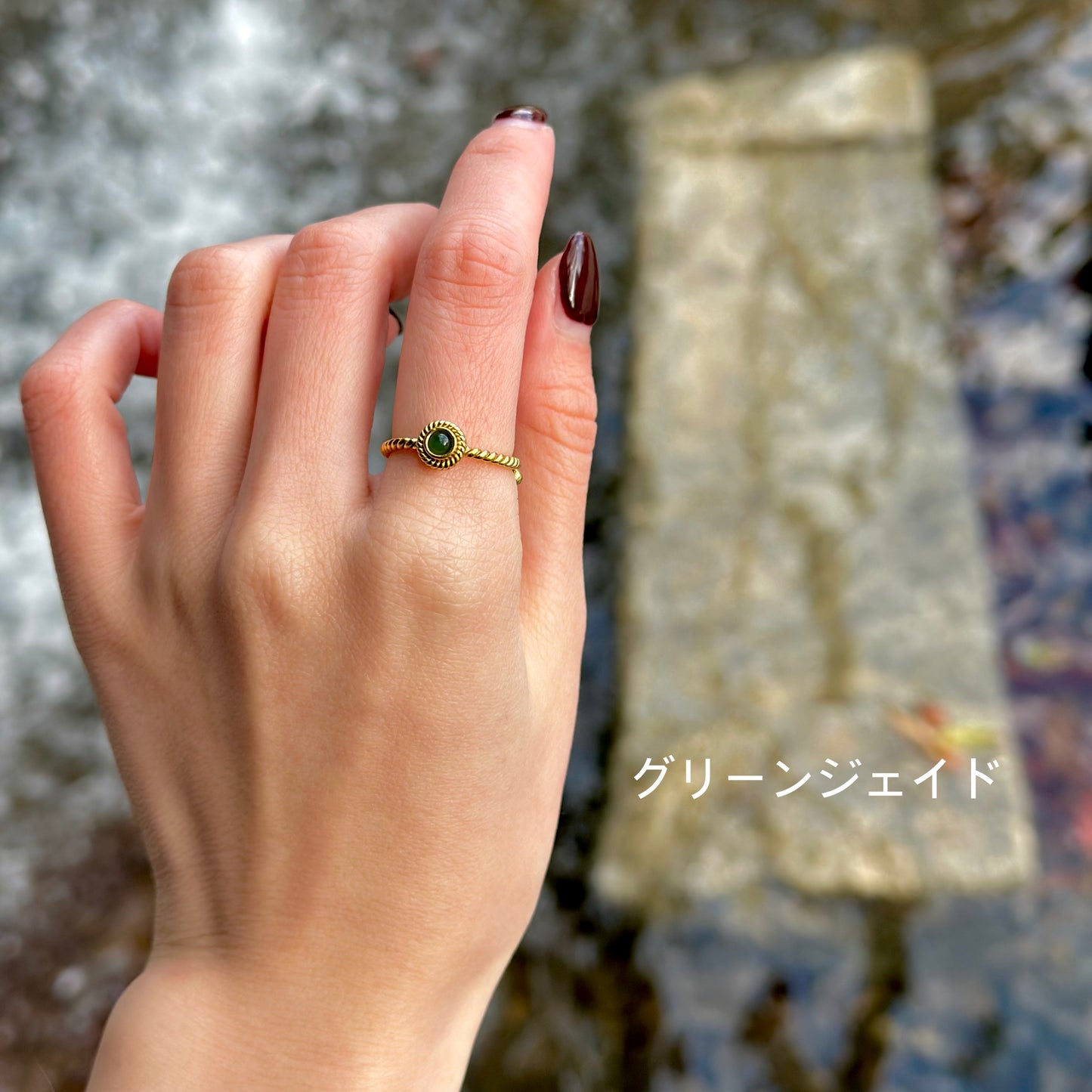 Brass petit ring 47
