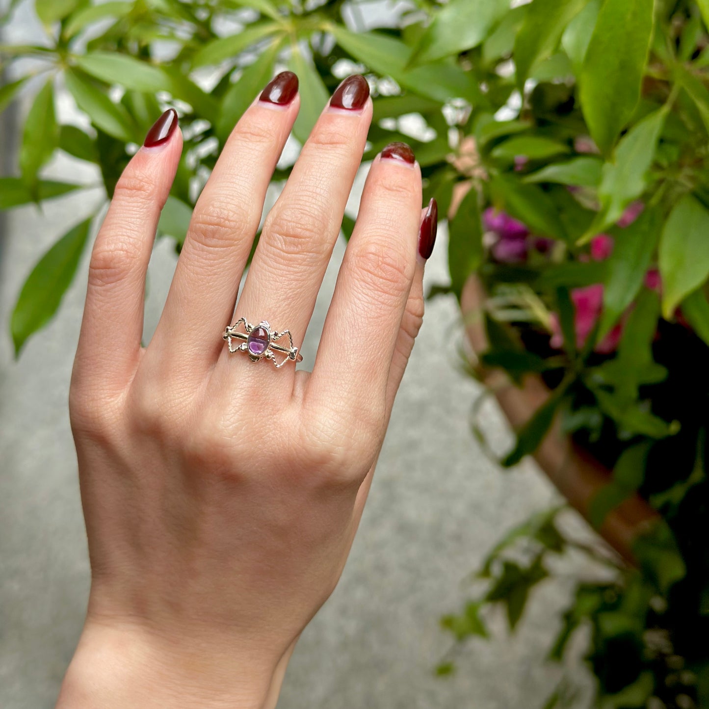 Silver925 design ring 63