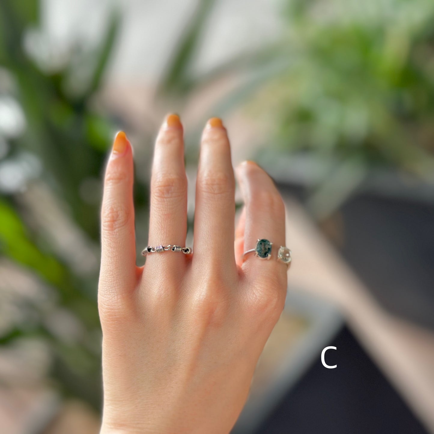 Silver925 chain ring 2