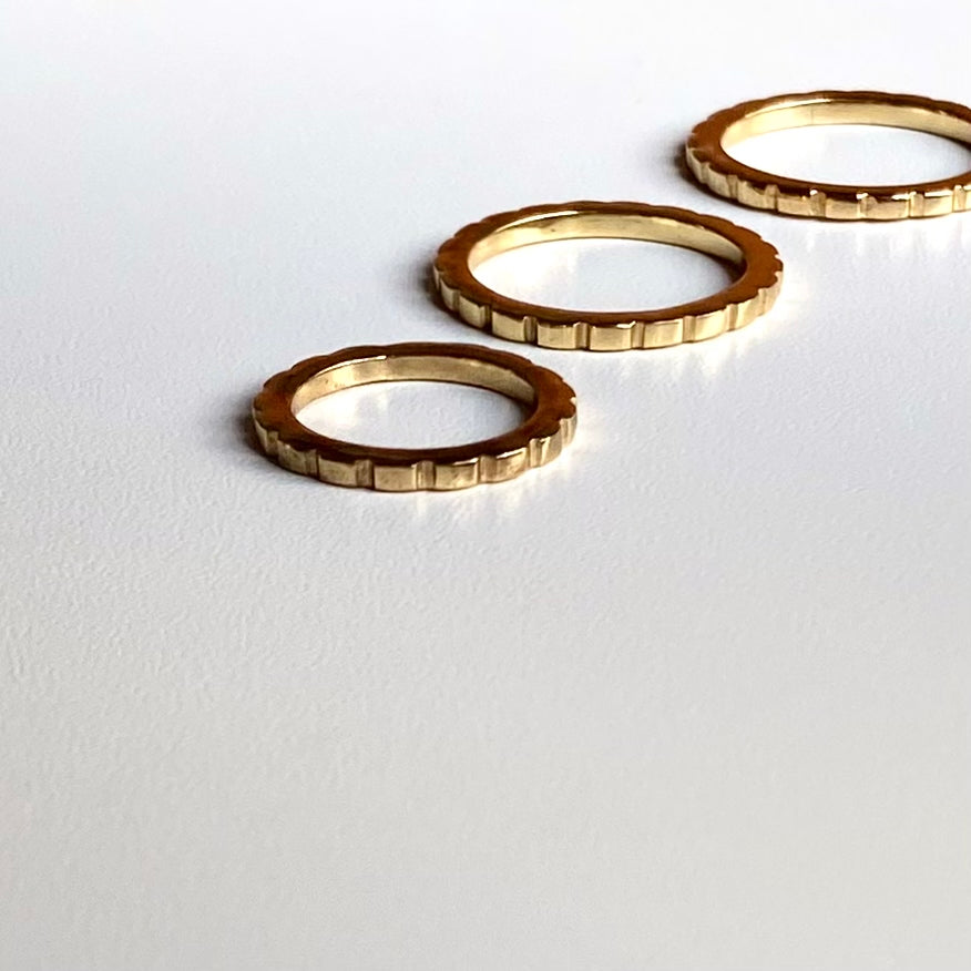 Brass plain ring 18
