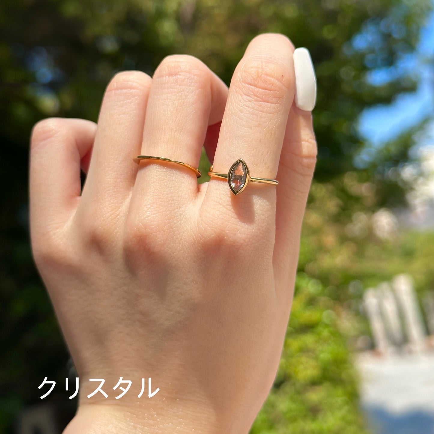 Brass petit ring 7
