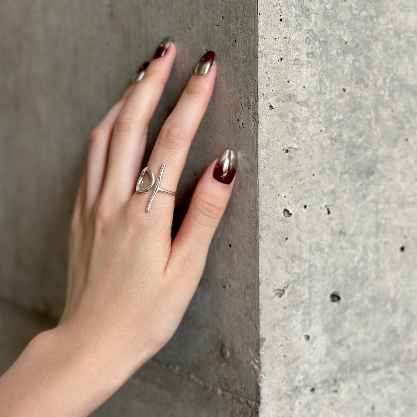 Silver925 plain ring 85