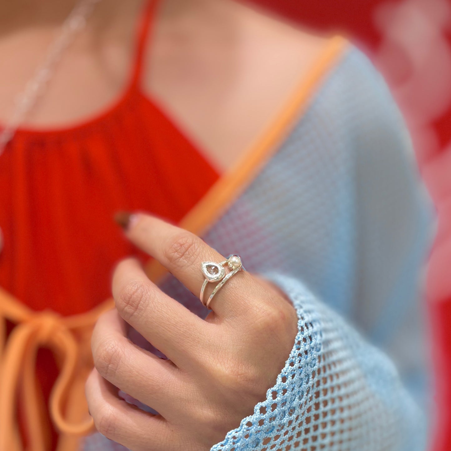 Silver925 design ring 17