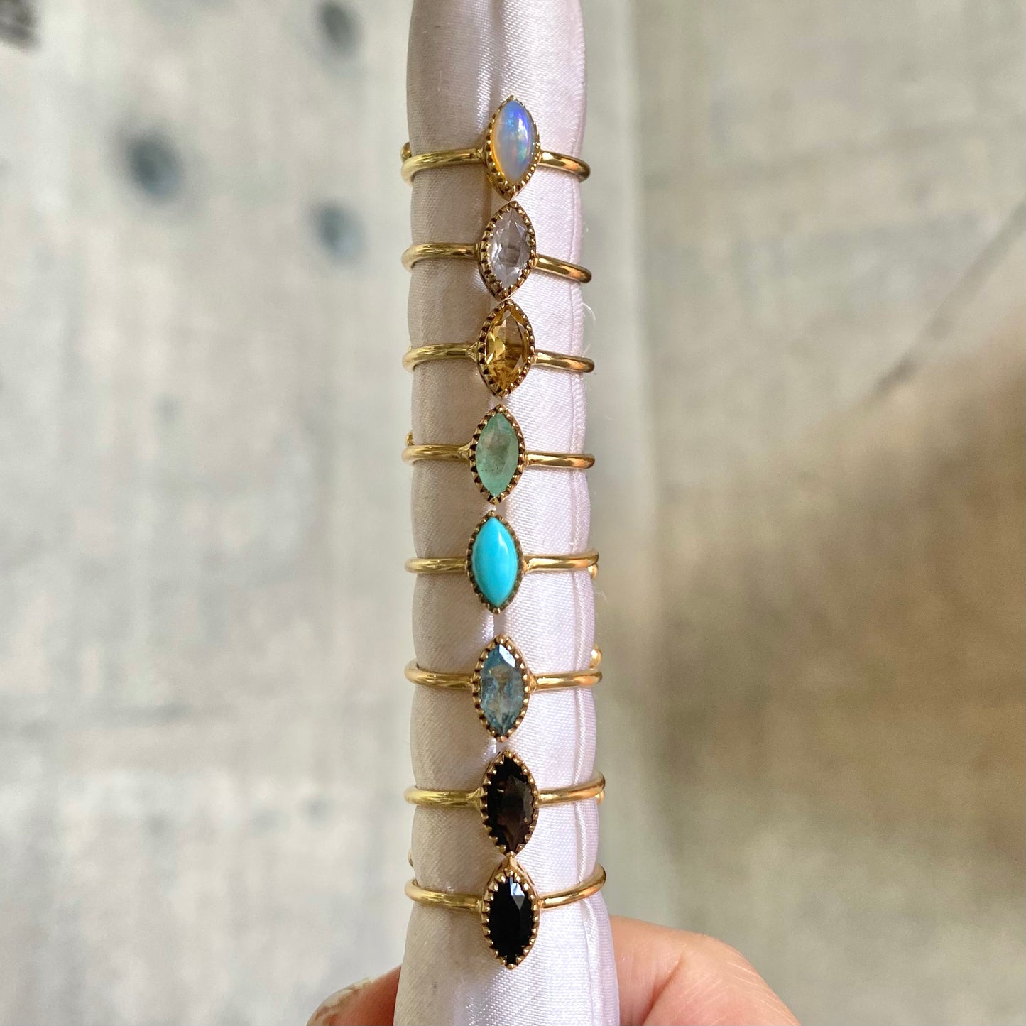 Brass petit ring 17