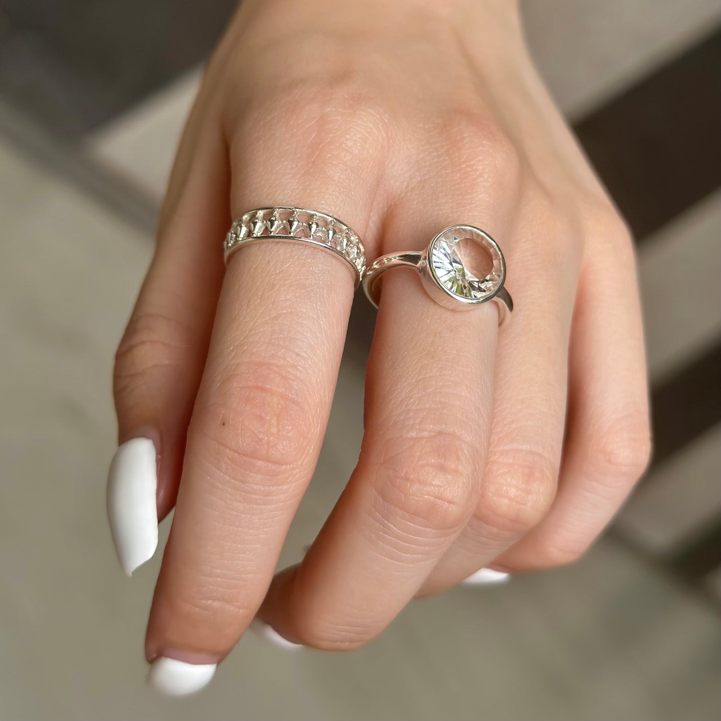 Crystal ring