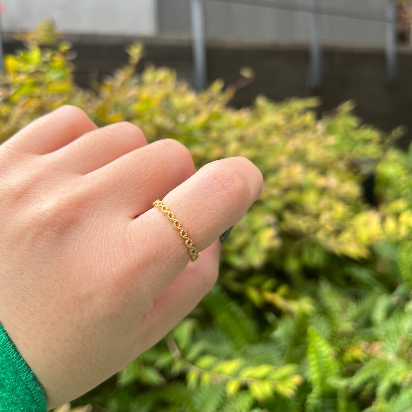 Brass plain ring 53