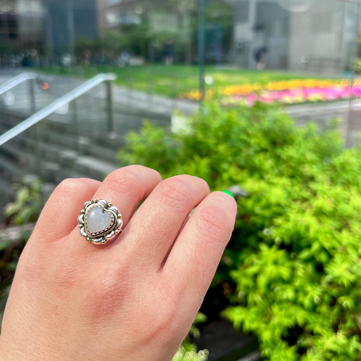 Heart ring 7