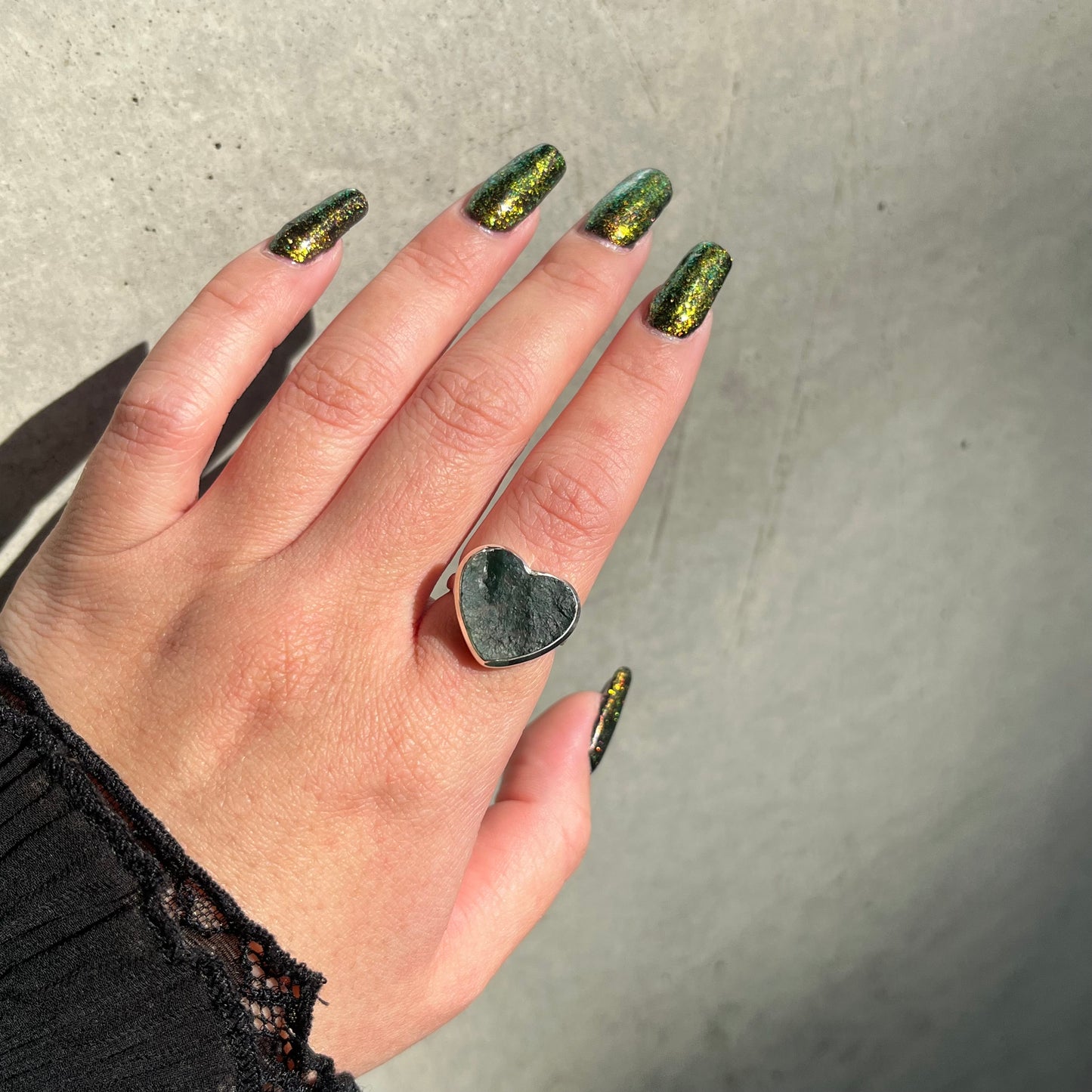 Heart design ring 11