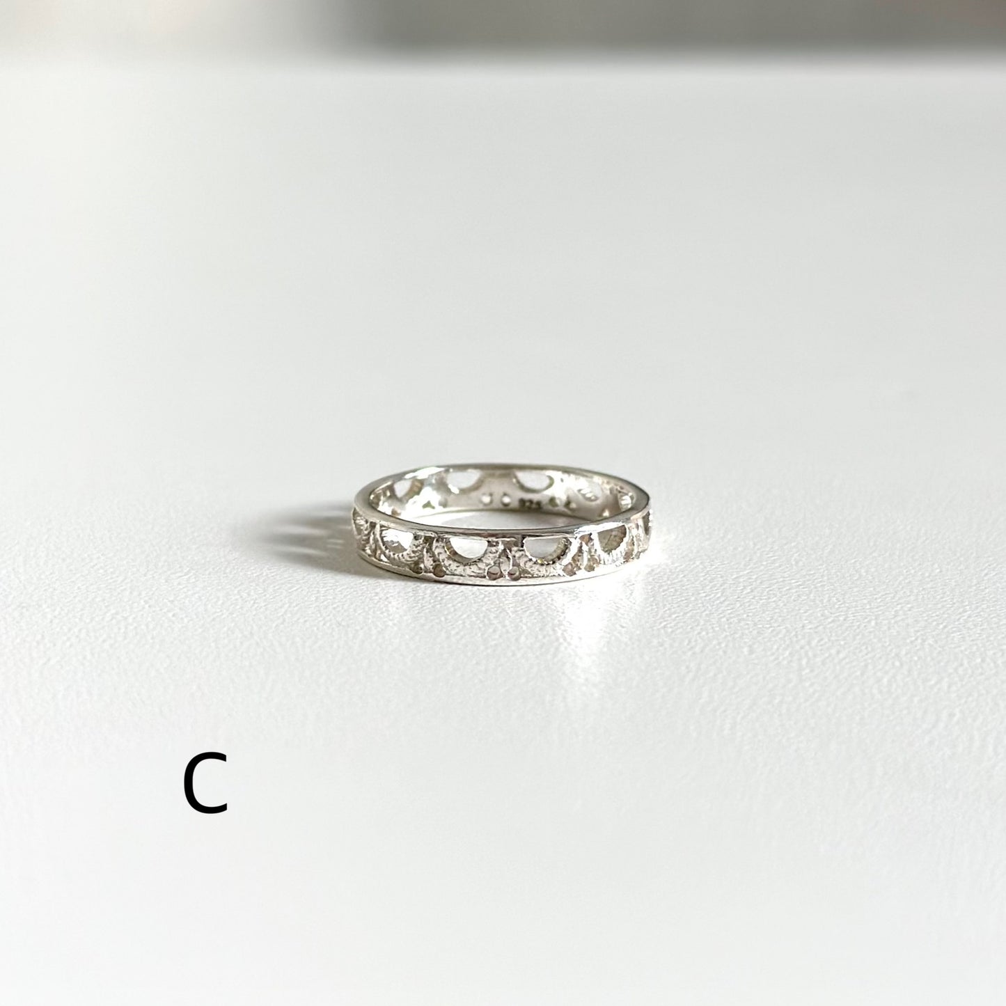 Silver925 plain ring 83
