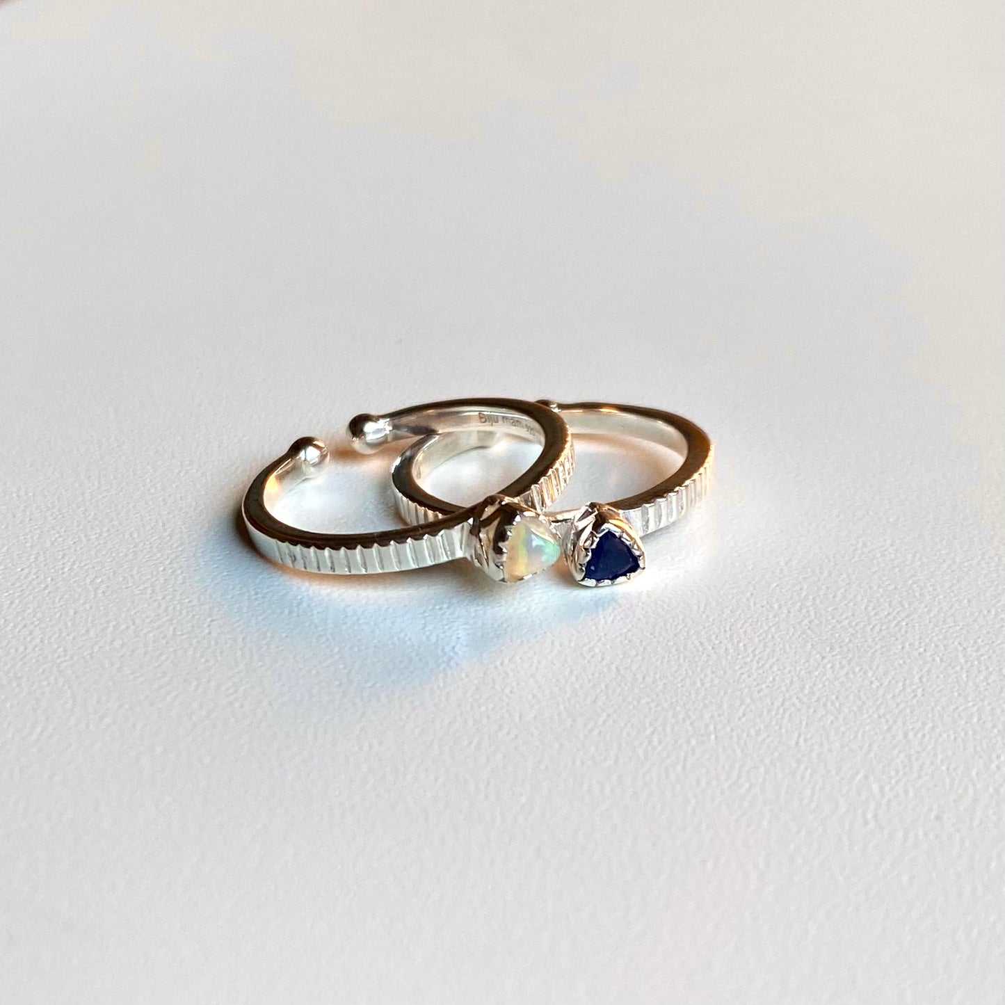 Silver925 petit ring〈triangle〉