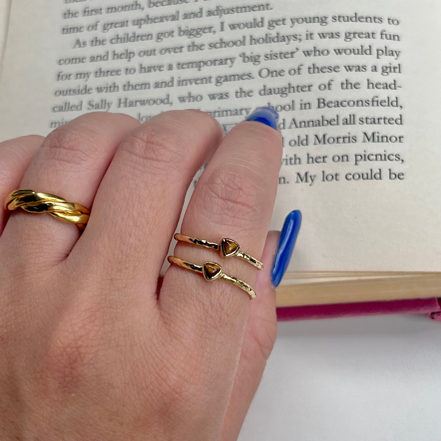 Brass petit ring 34