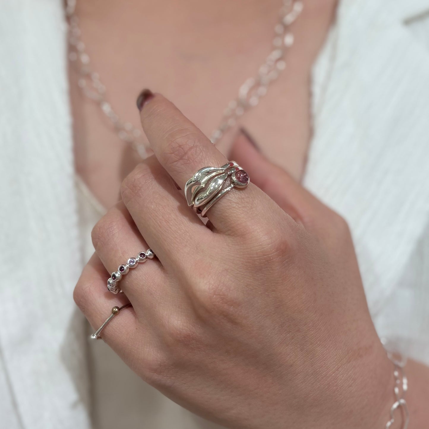 Lip plain ring 2