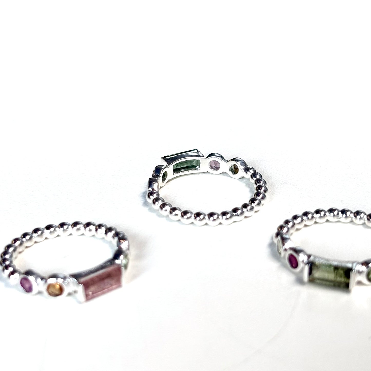 Multi tourmaline ring 4