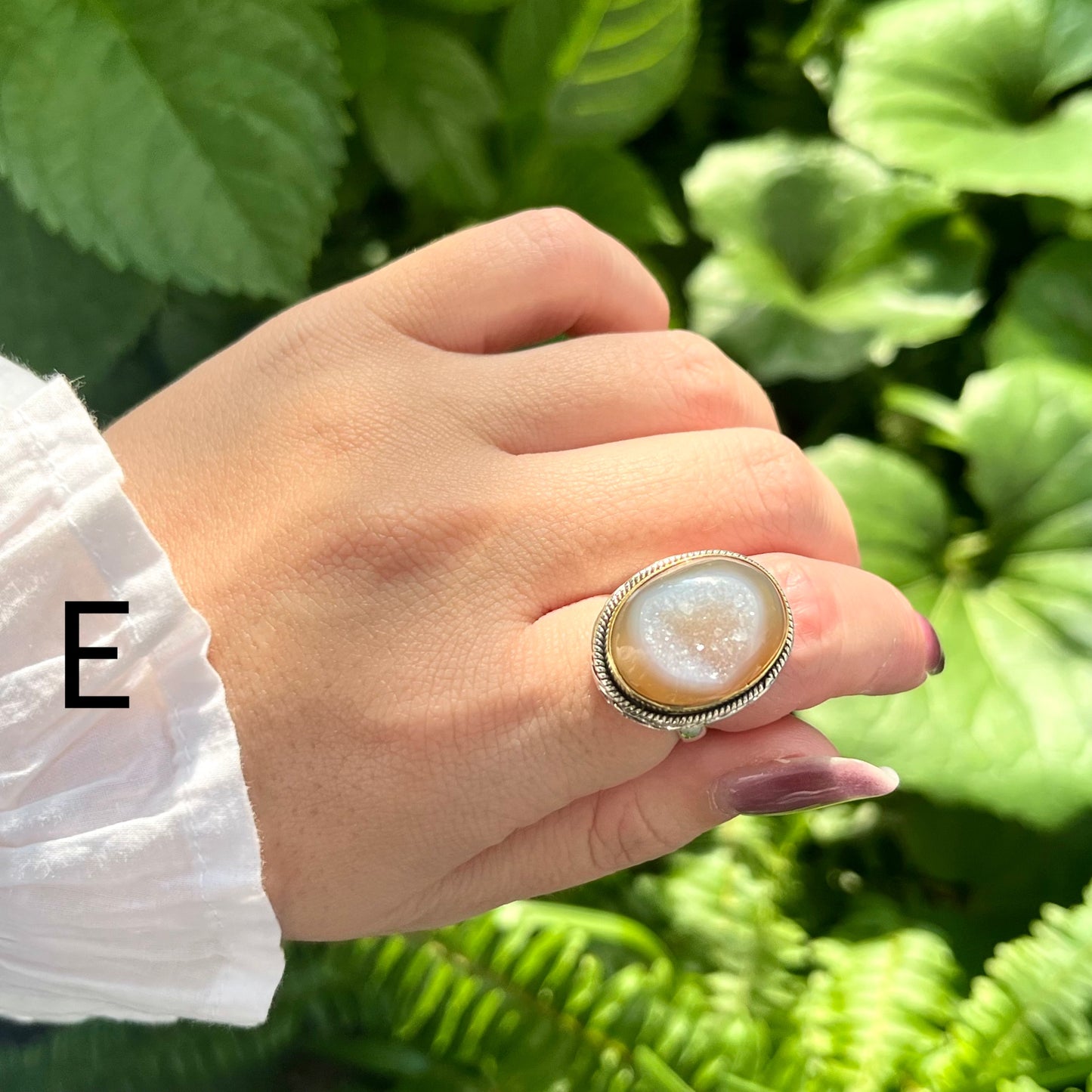 Window druzy ring 2