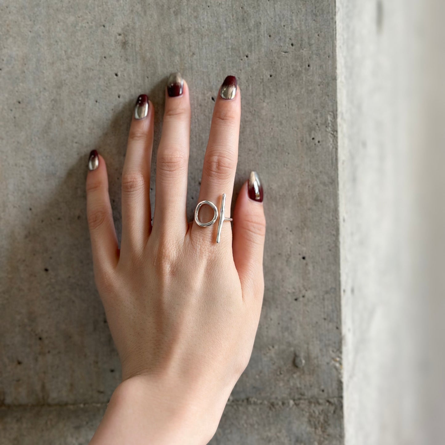 Silver925 plain ring 85