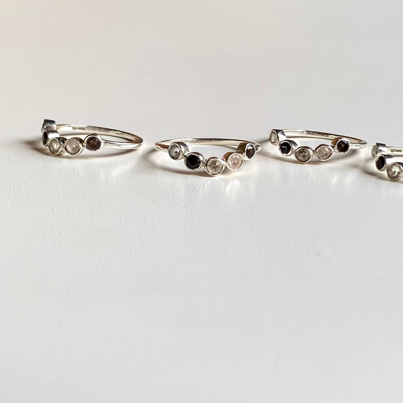 Silver925 5stone ring