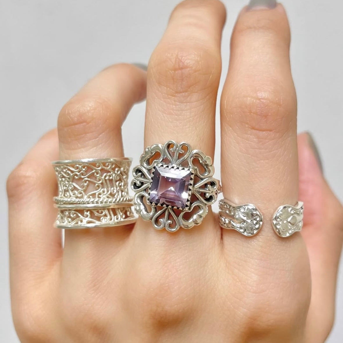 Silver925 design ring 16