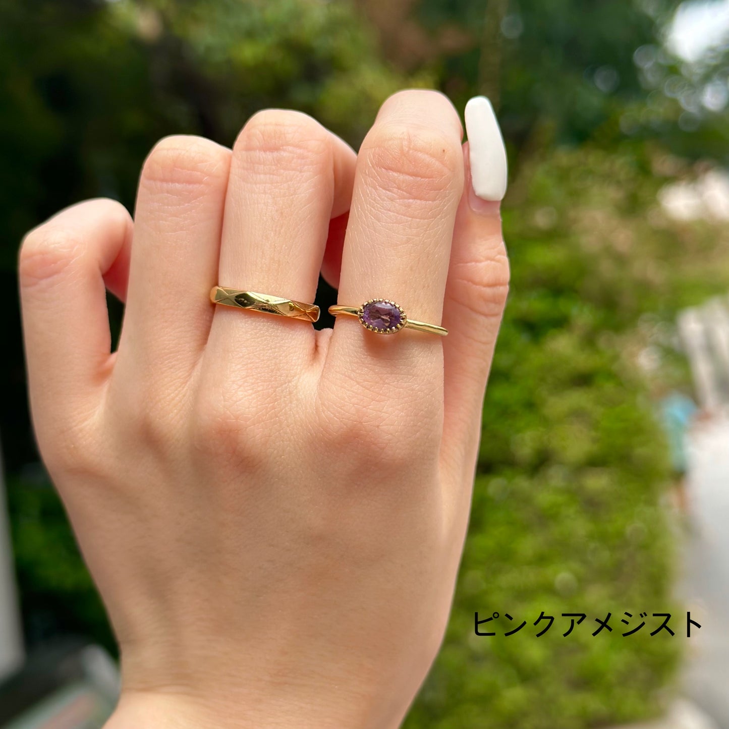 Brass petit ring 11