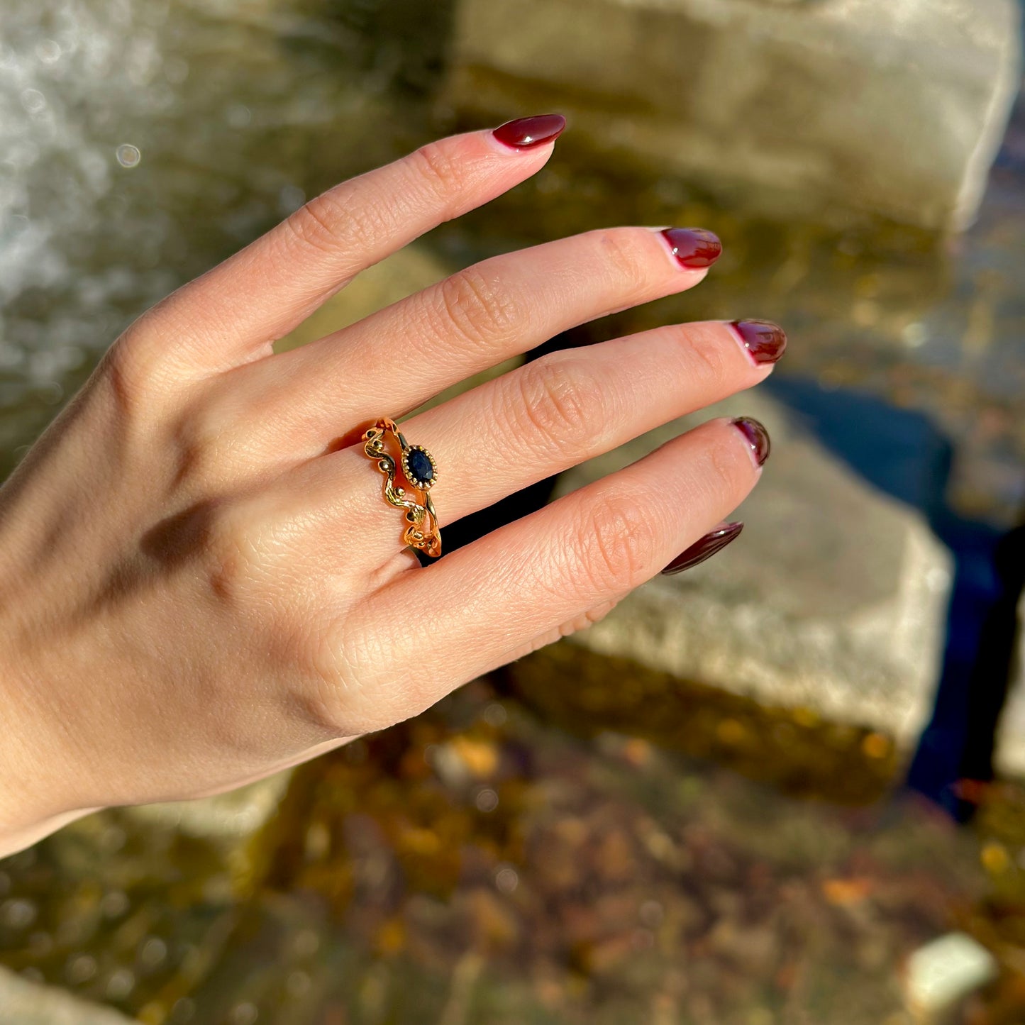 Brass petit ring 50