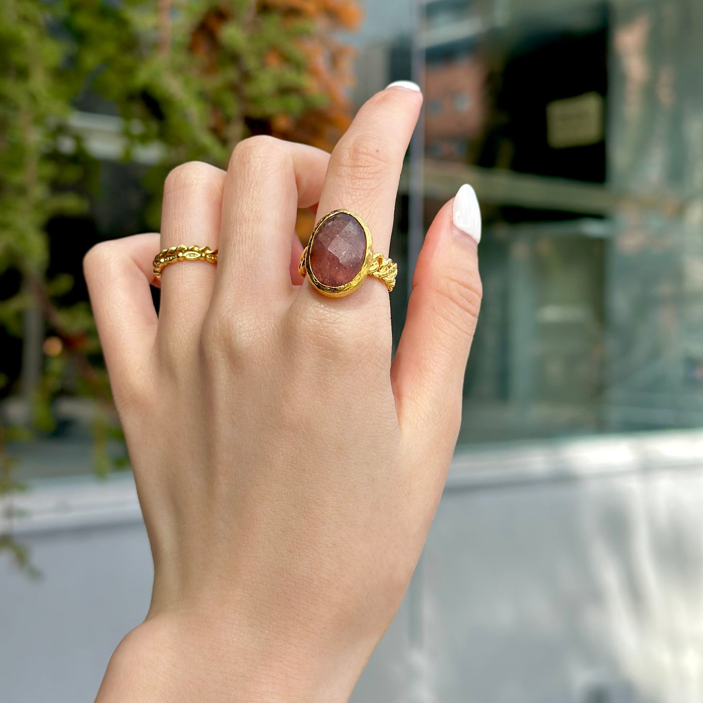 Brass design ring 3