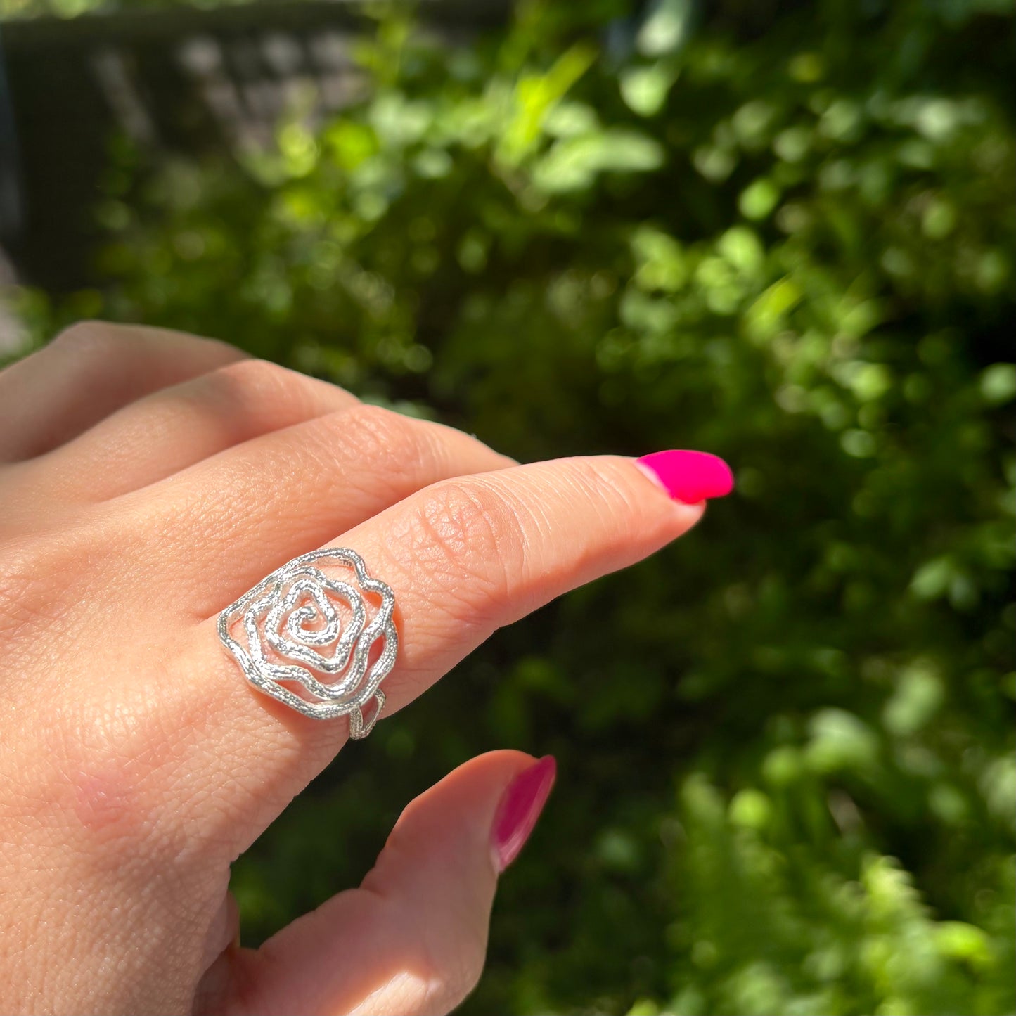 Rose plain ring 2