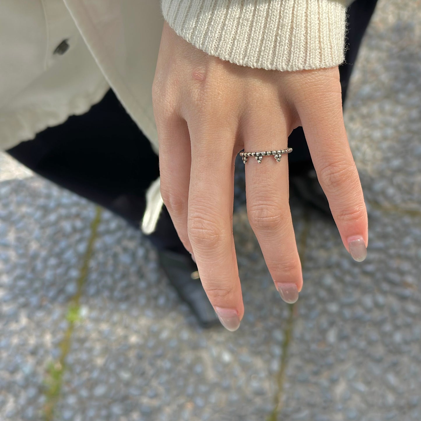 Silver925 plain ring 1
